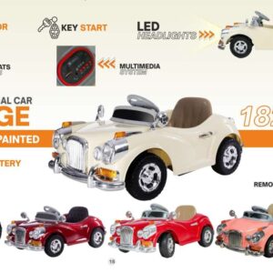 Vintage 1828 Kids Electric Car