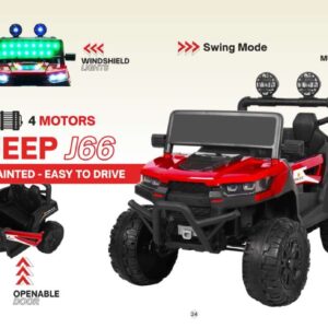 Jeep J66 4×4 Kids Electric Jeep