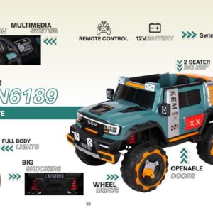 Jeep N6189 Big 4×4 Electric Jeep (2 Seater)